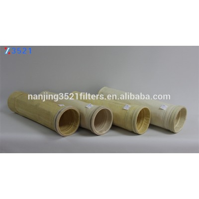 Polyester filter bag for dust collector